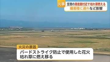 佐賀空港で火事 原因は鳥よけの「花火」…羽田発の便が福岡空港へ【佐賀県】