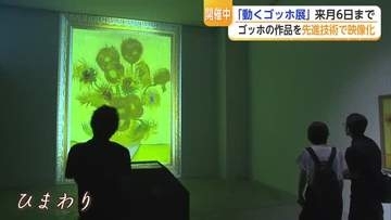 「絵の中に入り込んだみたい」約860作品を楽しめる“動くゴッホ展”【佐賀県】