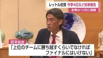 「上位に勝ち越さなければ」レッドトルネードSAGA　岩本監督、選手が来季へ決意【佐賀県】