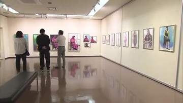 定年後に絵画制作を再開　海外の風景や人物画35点を展示【佐賀県】