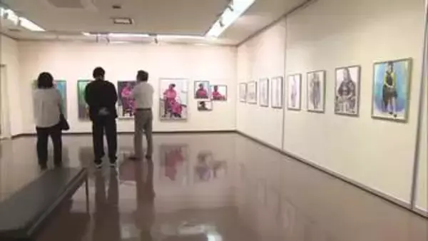 定年後に絵画制作を再開　海外の風景や人物画35点を展示【佐賀県】