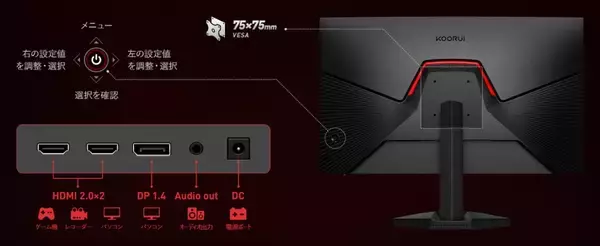 「勝利を本気で狙う競技シーンを想定したゲーミングモニター「G2411X」登場！eスポーツで支持される黄金バランス」の画像