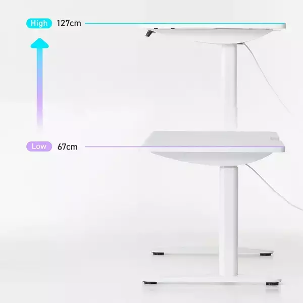 「Pixioからブランド初のゲーミングデスクが登場！電動昇降対応、なめらかなフォルムで空間に溶け込むデザイン」の画像