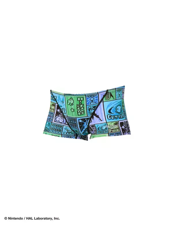 「「星のカービィ」と「Speedo」のコラボレーション第2弾が発表！レトロデザインのスイムウェアやメッシュキャップが4月15日から予約開始」の画像