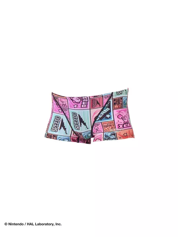 「「星のカービィ」と「Speedo」のコラボレーション第2弾が発表！レトロデザインのスイムウェアやメッシュキャップが4月15日から予約開始」の画像