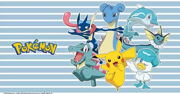 「夏の海」をテーマにしたGUとポケモンのコラボアイテムが5月22日から発売！Tシャツ、ハーフパンツなどラインナップ