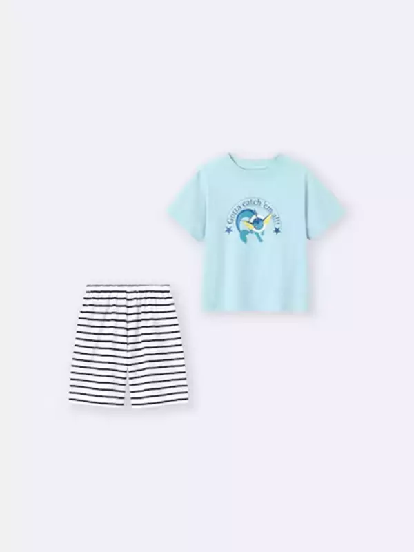 「「夏の海」をテーマにしたGUとポケモンのコラボアイテムが5月22日から発売！Tシャツ、ハーフパンツなどラインナップ」の画像