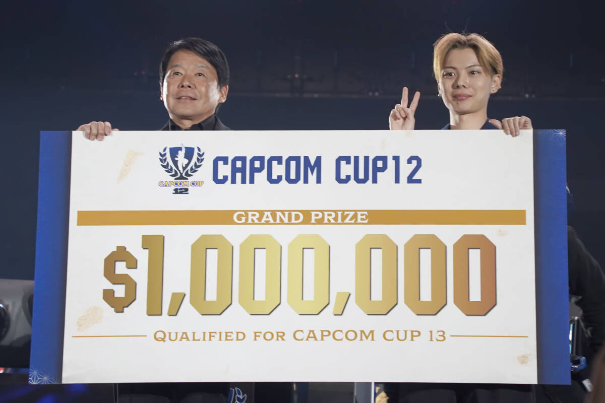 賞金100万ドルの世界大会「CAPCOM CUP 12」優勝のさはら選手にインタビュー「ガチくんの背中を見て」「皆さんの声援に助けられた」