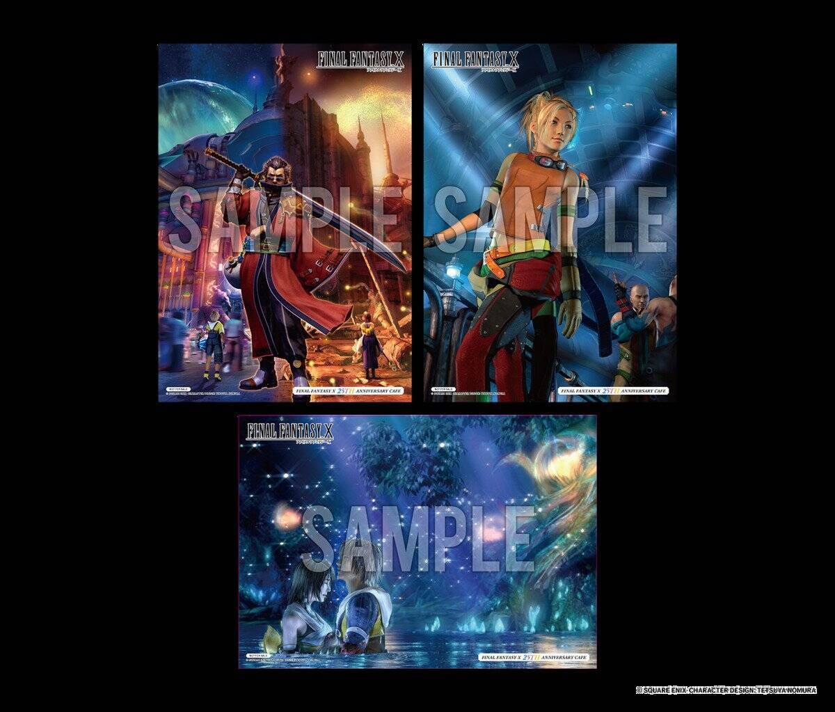 「FINAL FANTASY X 25TH ANNIVERSARY CAFE」が9月11日(金)から全国4都市で開催！物語の思い出がよみがえるコラボメニューが多数公開