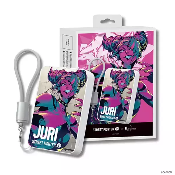 「ゲーミングPC「Astromeda」から「スト6」とのコラボモバイルバッテリーが全5種で登場！大容量10000mAhで価格は各6,980円」の画像