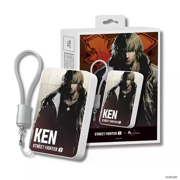 「ゲーミングPC「Astromeda」から「スト6」とのコラボモバイルバッテリーが全5種で登場！大容量10000mAhで価格は各6,980円」の画像