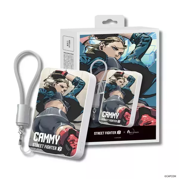 「ゲーミングPC「Astromeda」から「スト6」とのコラボモバイルバッテリーが全5種で登場！大容量10000mAhで価格は各6,980円」の画像