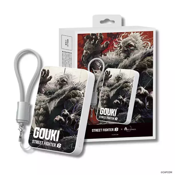 「ゲーミングPC「Astromeda」から「スト6」とのコラボモバイルバッテリーが全5種で登場！大容量10000mAhで価格は各6,980円」の画像