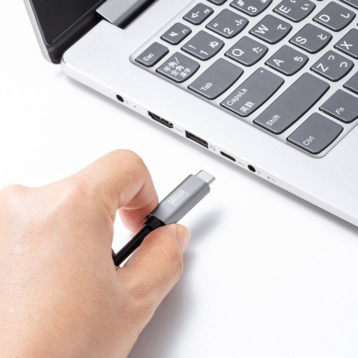 充電しながら有線LAN接続できる！サンワサプライから「急速充電対応 USB Type-C LAN変換ケーブル」が登場