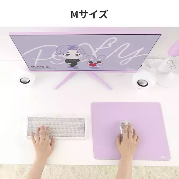 「Pixioのモニターと色を合わせられるゲーミングマウスパッド「PXMPWシリーズ」が予約販売開始！全8色×2サイズ展開」の画像
