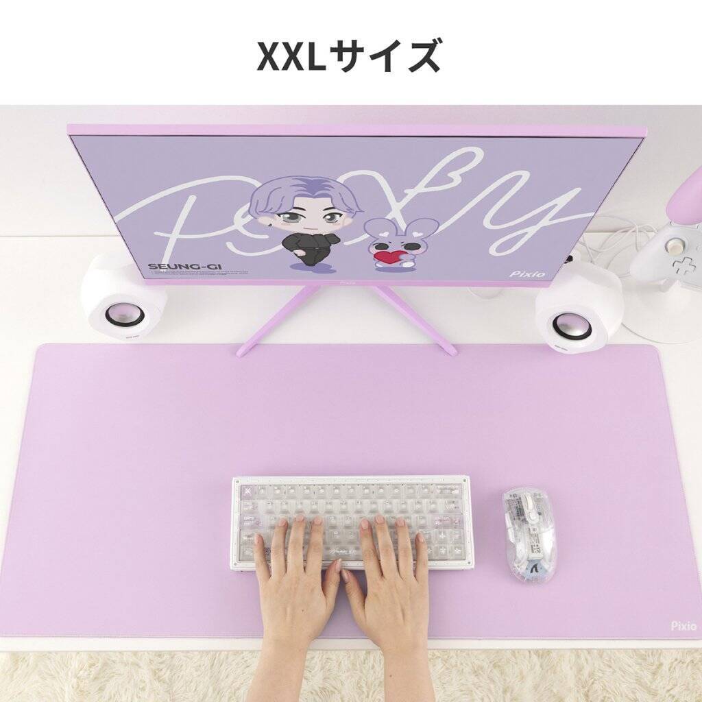 Pixioのモニターと色を合わせられるゲーミングマウスパッド「PXMPWシリーズ」が予約販売開始！全8色×2サイズ展開