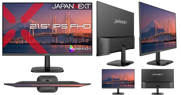 JAPANNEXTから1万円台のIPSパネル搭載モニター「JN-IPS215FNS」が登場！フルHD・リフレッシュレート100Hzに対応