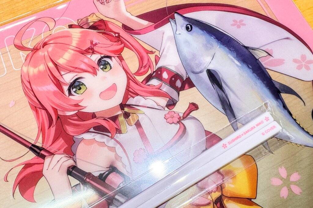 スシロー×さくらみこコラボを先行レビュー！限定ピックやランチョンマット＆箸をゲットしよう