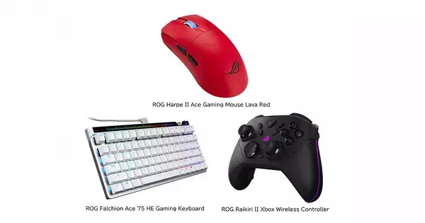 ROGからプロゲーマーと共同開発のゲーミングマウス・パッド・キーボード3製品が発表！