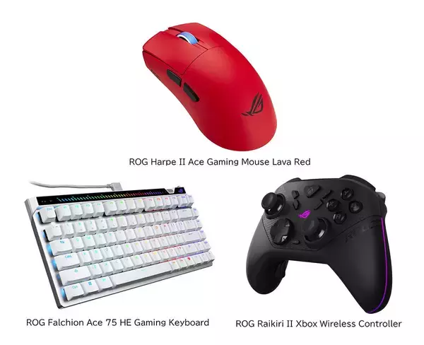「ROGからプロゲーマーと共同開発のゲーミングマウス・パッド・キーボード3製品が発表！」の画像