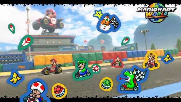 「「マリオカート ワールド」Ver. 1.7.0が配信開始！サバイバルに新ルート「ドリルラリー」「ブーメランラリー」が追加」の画像
