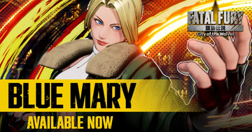 「餓狼伝説CotW」にDLCキャラクター「ブルー・マリー」が参戦！オリジナルストーリー追加やBGMトレーラー特別版が公開