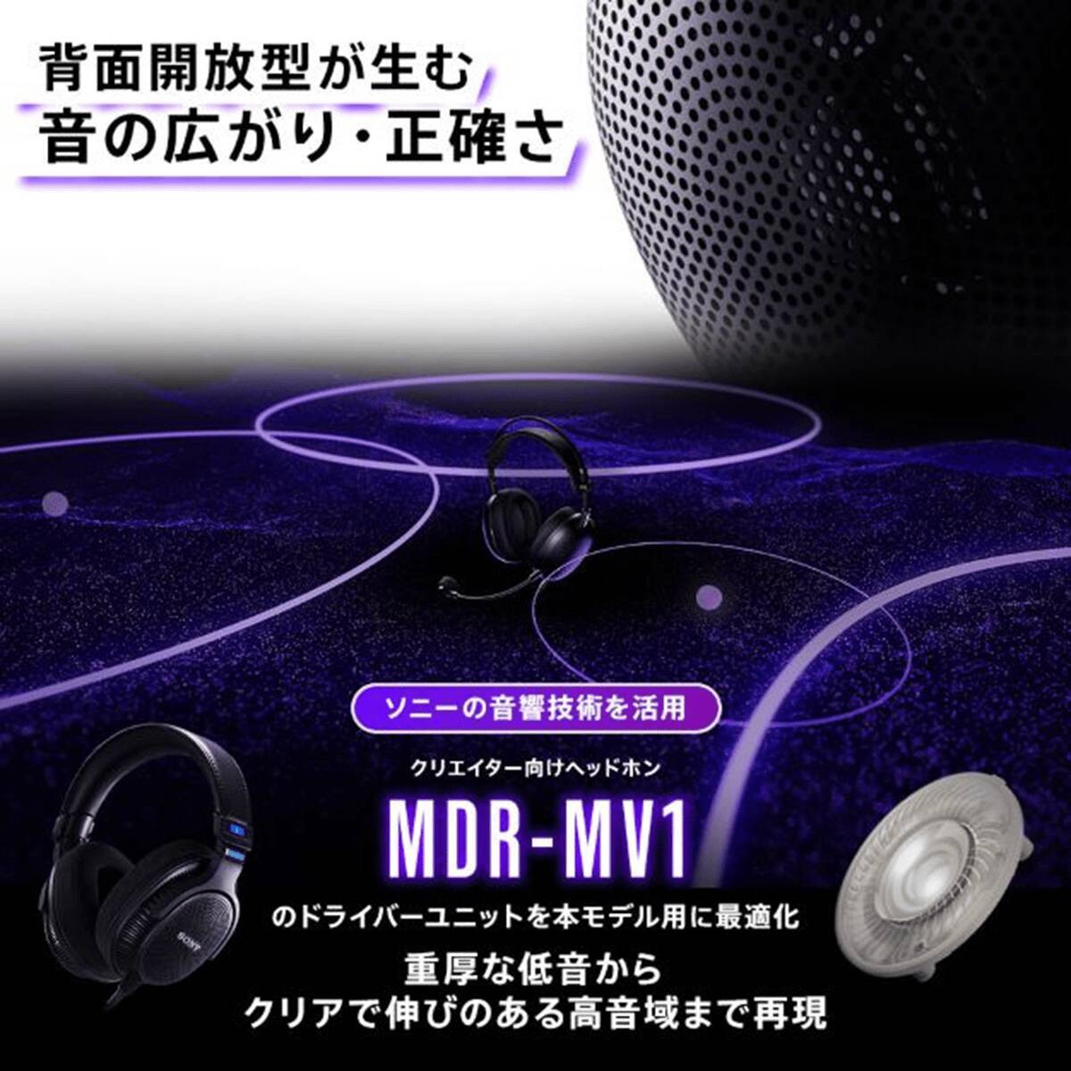 ソニーからゲーミングヘッドセット「INZONE H6 Air」が発表！背面開放型のハウジング音響構造を採用