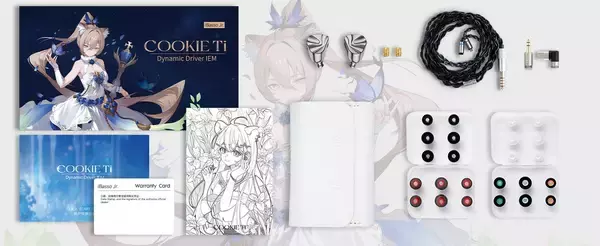「iBasso Jr.からサウンドとデザインに優れた新たなイヤホン「Cookie Ti」が登場！ハイエンド素材を使用した理想のイヤホン」の画像