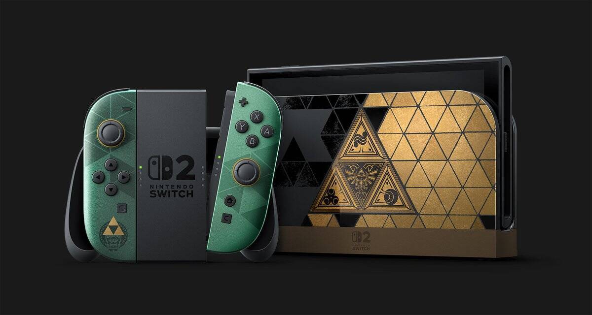 「ゼルダの伝説」40周年特別デザインのNintendo Switch 2が10月29日に発売！Proコントローラーなども登場
