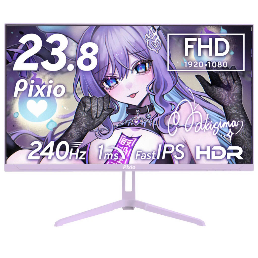 Pixioから240Hz対応ゲーミングモニター「PX249WAVE」登場！8色カラー展開で予約開始