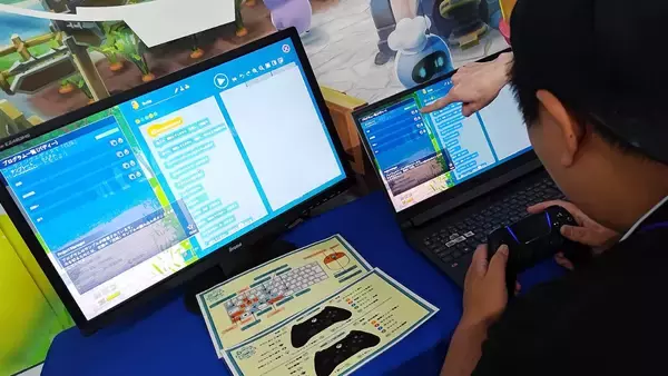 「【TGS2024】「Omega Crafter」ブースレポート！遊びながらプログラミングが学べる最新ゲームを試遊」の画像