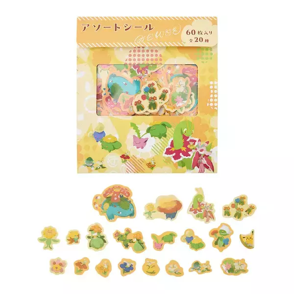 「ポケモンたちでいっぱいのお花畑をイメージしたグッズが発売！香り付きのマスコットや雑貨、アパレルなどラインナップ」の画像