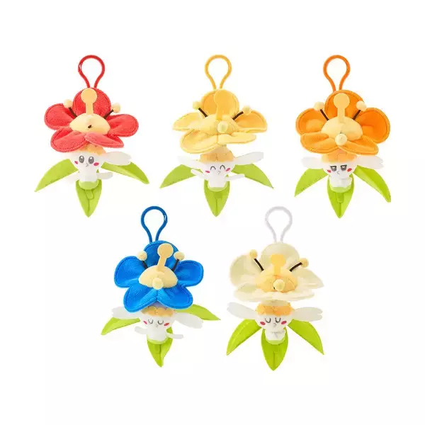 「ポケモンたちでいっぱいのお花畑をイメージしたグッズが発売！香り付きのマスコットや雑貨、アパレルなどラインナップ」の画像