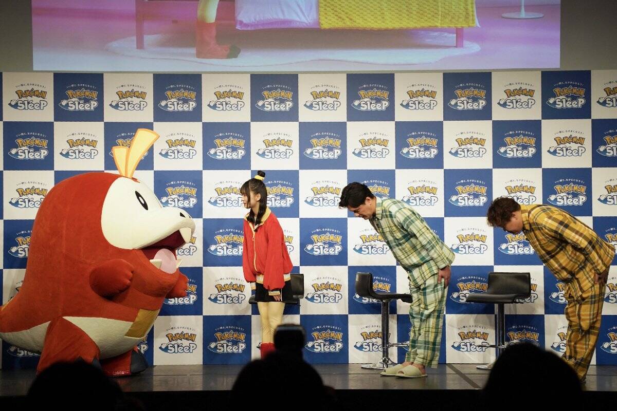 櫻坂46・森田ひかるとマユリカが「ほげ～～～」Pokémon Sleep就寝前のリラックス『ほげーたいそう』体験会レポート