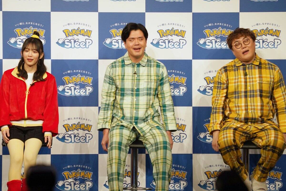 櫻坂46・森田ひかるとマユリカが「ほげ～～～」Pokémon Sleep就寝前のリラックス『ほげーたいそう』体験会レポート