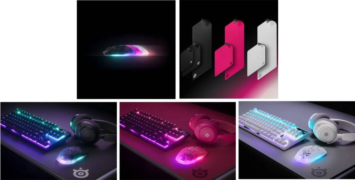 SteelSeriesがゲーミングマウス「Aerox 3 Wireless Gen 2」を4月17日に発売！マウスパッド「QcK Heavy」の新色も
