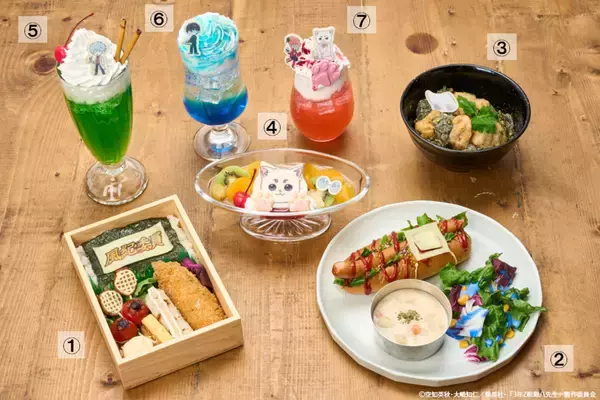 「「銀魂」まるちばーすアニメ「3年Z組銀八先生」とカプコンカフェのコラボメニューが公開！オリジナルノベルティの詳細も！」の画像