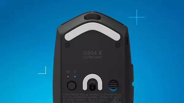 「ロジクールGからワイヤレスゲーミングマウス「G304 X SUPERLIGHT」が7月16日発売！前作「G304」と比べて約40g軽量化」の画像