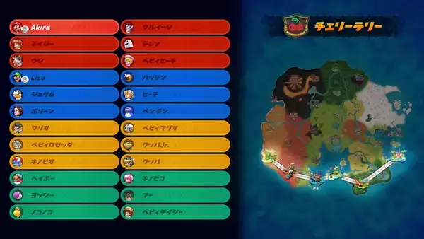 「「マリオカート ワールド」のサバイバルの通信対戦に「チーム戦」が登場！みんなで上位まで勝ち残ることが勝利の鍵となる」の画像