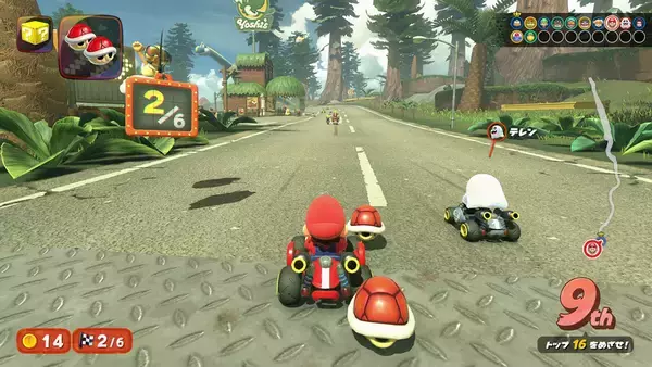 「「マリオカート ワールド」のサバイバルの通信対戦に「チーム戦」が登場！みんなで上位まで勝ち残ることが勝利の鍵となる」の画像