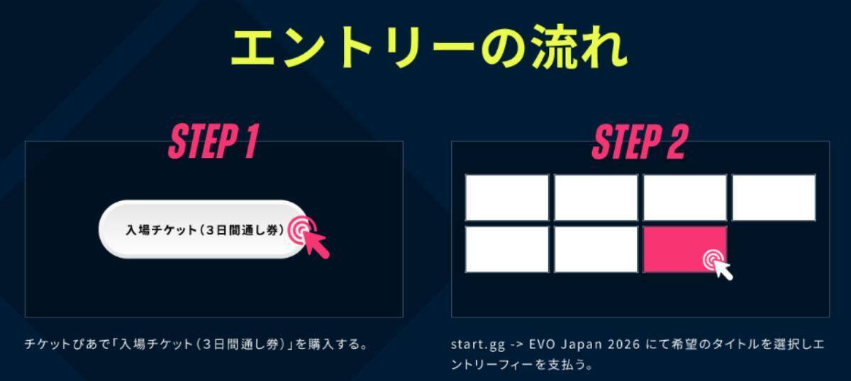 EVO Japan 2026のエントリーがスタート！史上最多12タイトルで賞金総額3,000万円