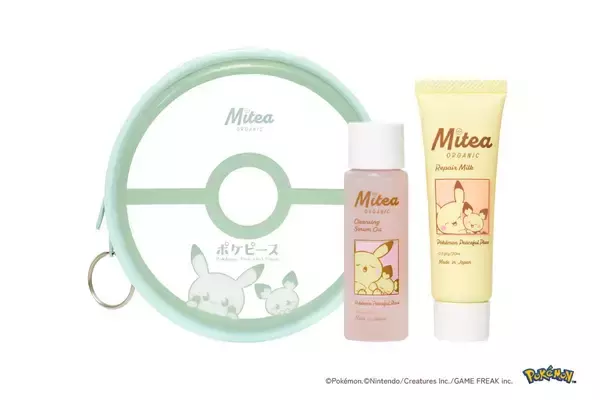 「「Mitea ORGANIC」の「ポケピース」デザインのコレクションが登場！特別なプレゼントが当たるキャンペーンも実施」の画像