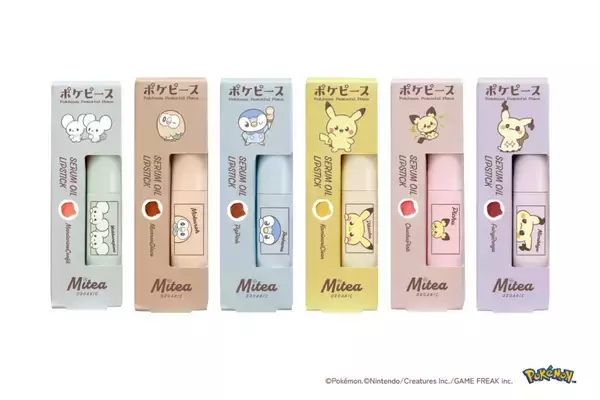「「Mitea ORGANIC」の「ポケピース」デザインのコレクションが登場！特別なプレゼントが当たるキャンペーンも実施」の画像
