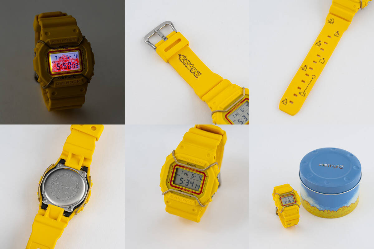 「MOTHER3」発売20周年を記念して「G-SHOCK」と2年ぶりコラボ！ひまわり畑をイメージさせるイエローのDW-5600