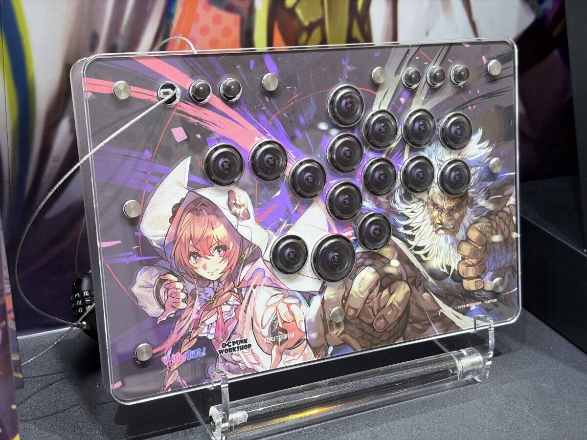 【TGS2026】「PUNK WORKSHOP」ブースレポート！「ぶいすぽっ！」×「スト6」や「にじさんじ」とのコラボレバーレスコントローラーが勢揃い