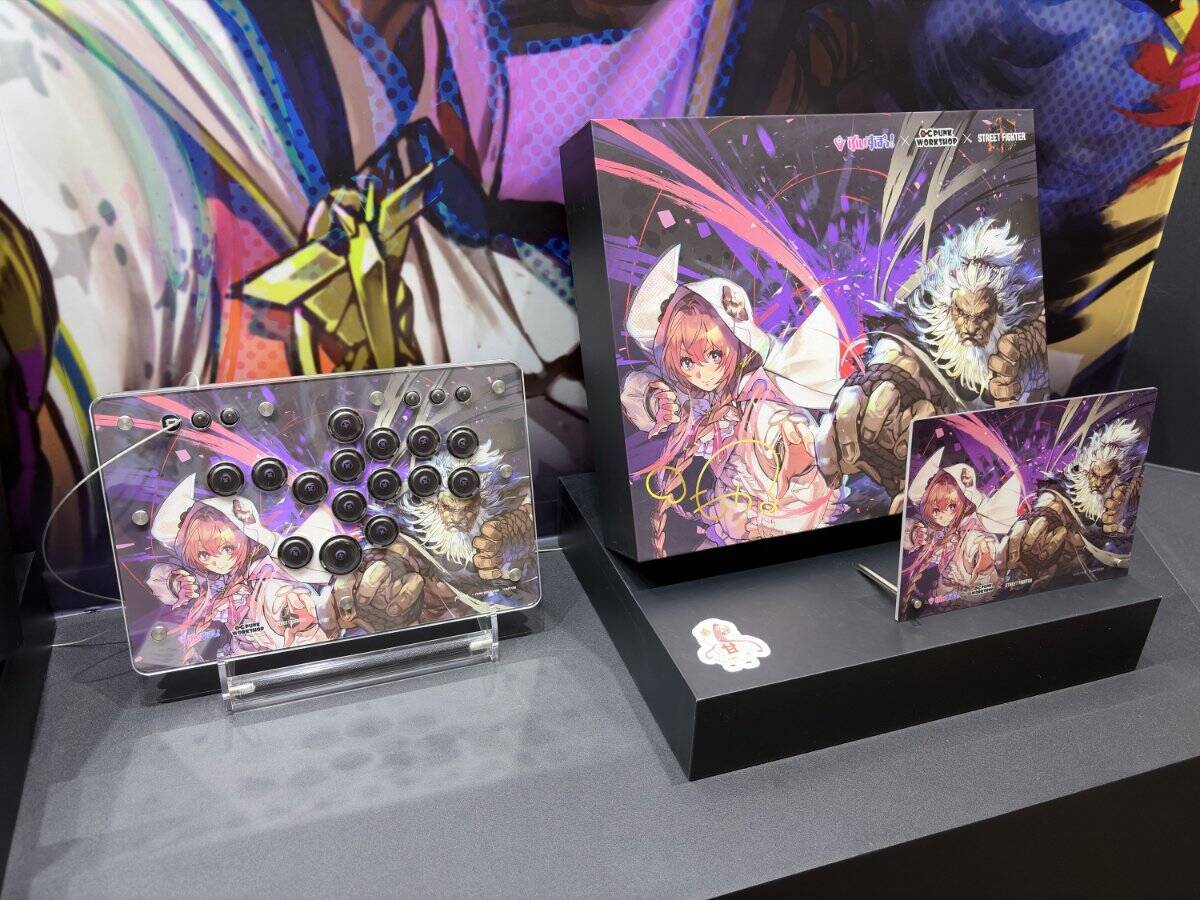 【TGS2026】「PUNK WORKSHOP」ブースレポート！「ぶいすぽっ！」×「スト6」や「にじさんじ」とのコラボレバーレスコントローラーが勢揃い