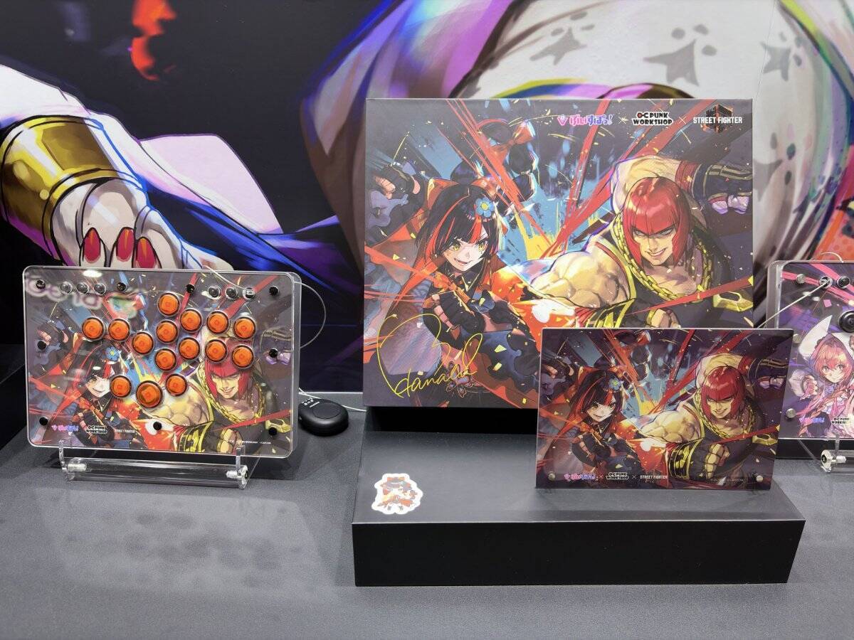 【TGS2026】「PUNK WORKSHOP」ブースレポート！「ぶいすぽっ！」×「スト6」や「にじさんじ」とのコラボレバーレスコントローラーが勢揃い