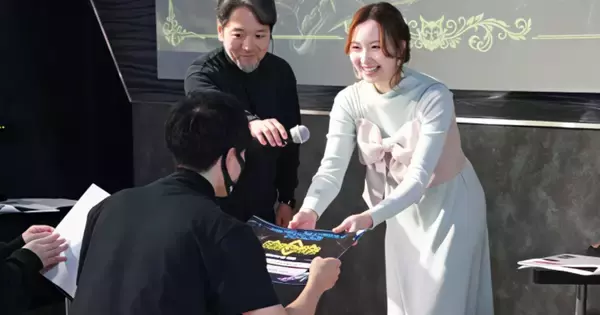 生身で遊ぶアクションRPG「ダンジョン∞スパイラル」上位プレイヤーを声優・戸松遥さんが表彰！1月19日からはフィナーレ企画第2弾「ベラム討伐戦」も