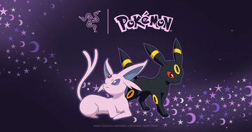 「ポケモン」エーフィ＆ブラッキー×「Razer」コラボが海外発表！霧に包まれた星空をイメージしたデザインのデバイスが展開予定