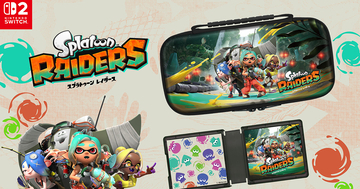 「スプラトゥーン レイダース」デザインのSwitch 2用アクセサリーが登場！ポーチとカードケースが7月23日発売